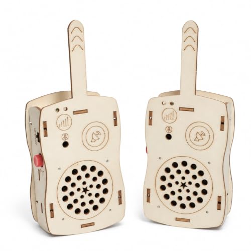 STEM Projects Science Toys for Ages 6-8-13 Walkie Talkies Kids Birthday Gifts for 7 9 10 11 12 14+ Years Old Boys Girls Teens Engineering DIY Electronic Kits Cool Gadgets Stuff Robotics 3D Puzzles