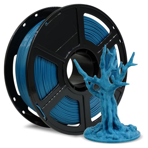 FLASHFORGE Rapid PLA Filament 1.75mm Pearl Gentian Blue, 500mm/s High Speed Printing, 3D Printer Filament 1kg Spool, Dimensional Accuracy +/- 0.02mm, Enjoy Exceptional Print Quality - color: Pearl Gentian Blue