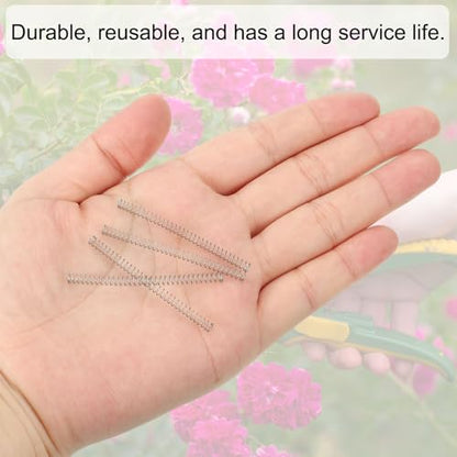 PATIKIL Compression Spring, 0.3mm Wire Dia x 3mm OD x 45mm L, 10 Pcs 304 Stainless Steel Mechanical Extension Small Springs Pen Springs Assortment Kit for Shop and Home Repairs - size: 0.3x3x45mm