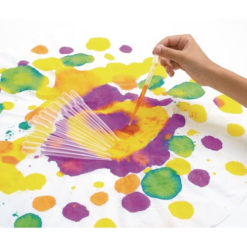 Colorations Super-Safe Plastic Droppers, Set of 12, Ages 3+, PreK+