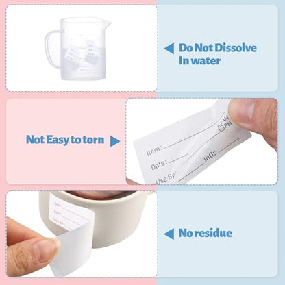 540Pcs Removable Labels, Colored Labels Stickers - color: Pastel