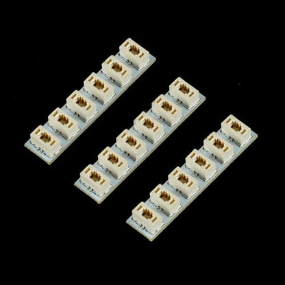 BRIKSMAX 6-Port Expansion Boards for DIY Lego/Moc Lighting(3 Pack) Version 2.0 - size: 6-Port Expansion Boards