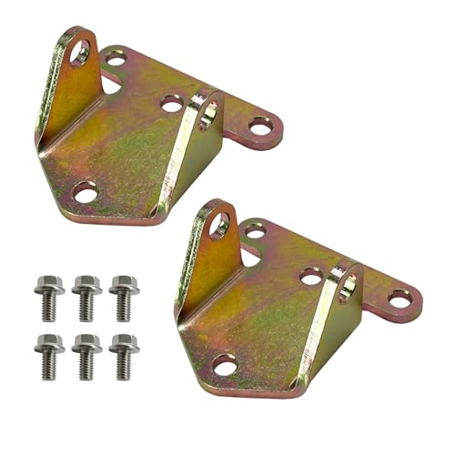 Solid Steel Motor Mounts Kit with Bolts for Chevy SBC V8, Pair
