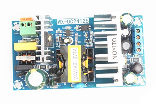 NOYITO AC to DC Isolated Power Supply Module DC 24V 4A 3.3 V 1A Dual Output Power AC 120V (90-265V) 50-60Hz to 24V 3.3V 120W Max Industrial Power Module (Dual Output 24V 4A, 3.3V 1A, Blue) - size: Dual Output 24V 4A / 3.3V 1A