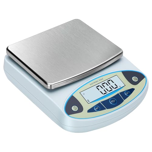 Lab Scale 6000gx0.01g,Analytical Balance 0.01g High Precision Electronic Digital Balance Scale, Scientific Scale Gram Scale Digital Balance for Kitchen Lab Weighing Jewelry Scale - size: 6000gx0.01g
