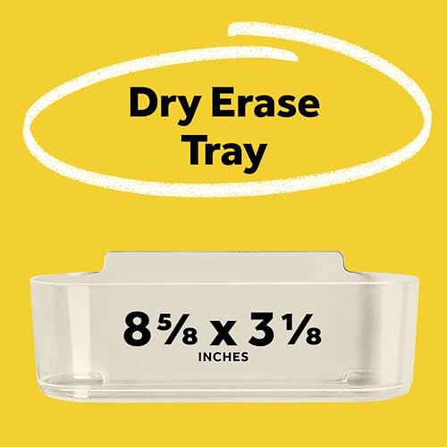 Post-it Dry Erase Accessory Tray, 1 Accessory Tray, 4 Strips - size: 8 5/8 in x 3 1/8 in