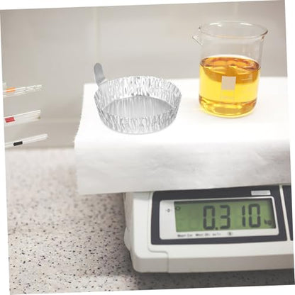 Angoily Aluminum Foil Weighing Dish, 50 Pcs Aluminum Weigh Boats