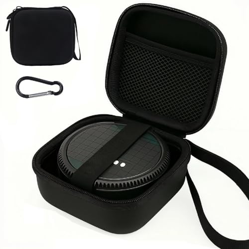 MGZNMTY Carrying Case for GiiKER Super Reversi - Electronic Strategy Board Game, with Carabiner (Only Case) (Black) - color: Black