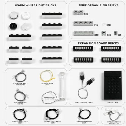BRIKSMAX 2.0 Pro Lighting Kit for DIY LEGO Buildings - size: DIY kit