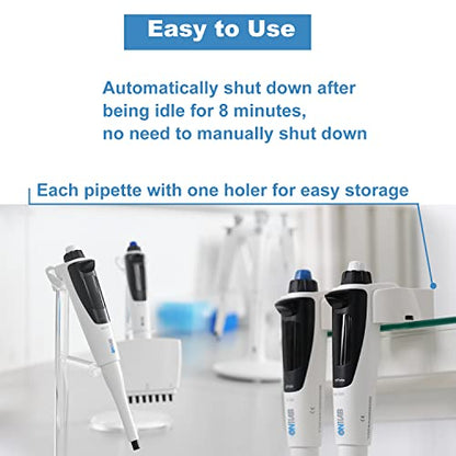 ONiLAB Electric Single Channel Pipette, Adjustable Micropipette 30-300μL - size: Electric micropipette(30-300μL)