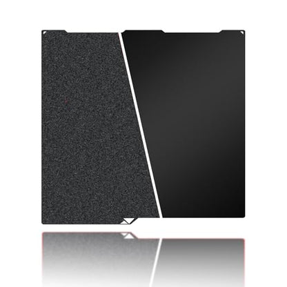 256x268mm Black Build Plate for Anycubi Kobra 3 V2/Kobra 3/Kobra 3 Combo, Double Sided Textured PEI+Smooth PEI Flexible Spring Steel Platform Heated Printing Bed for Anycubi Kobra 3D Printer - size: 256x268mm