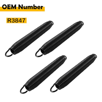 4Pcs R3847 Replacement Spring Kit Compatible with HWH Hydraulic Leveling Jacks, Fits 6,000 & 9,000 lb Systems, Black 13-3/8", Replace AP9867 AP9567 AP9551 AP9306 - color: 4Pcs