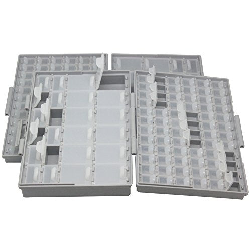 2 Aidetek BOXALL96 96 lids Enclosure SMD SMT Surface Mount Components Parts Box - style: 2BOXALL96