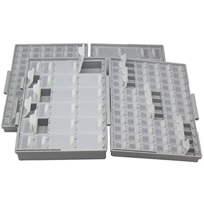 2 Aidetek BOXALL96 96 lids Enclosure SMD SMT Surface Mount Components Parts Box - style: 2BOXALL96