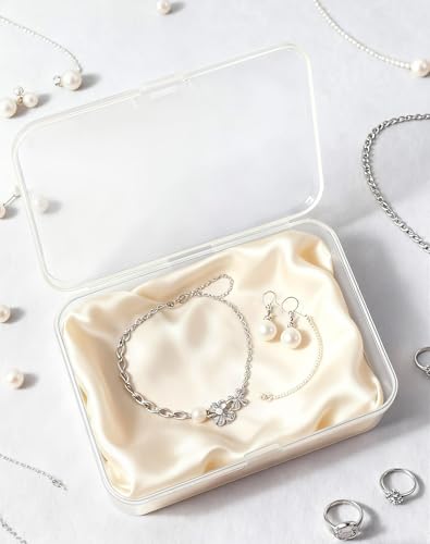 LJY 10 Clear Plastic Boxes, 4.9 x 3.4 x 1.4 in for Packing Samples - color: Clear, size: 4.9×3.3×1.4 in