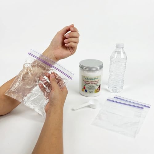 Magic Powder Super Absorbent Polymer, 16 oz Sodium Polyacrylate Powder, Instantly Turns Liquid into Slush, Science Experiments, Magic Tricks, Pranks, STEM Learning, Party Gag Gift