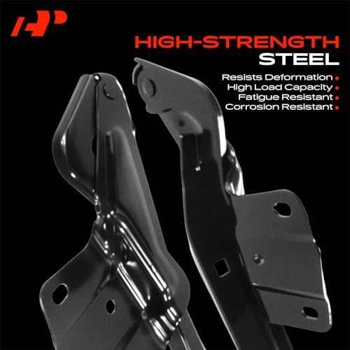 A-Premium Set of 2 Front Driver and Passenger Hood Hinges