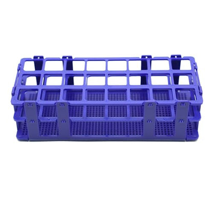 3 Pcs Detachable Plastic Test Tube Rack, 24 Holes Each, 25mm Diameter - color: Blue, size: 24 Holes-25mm