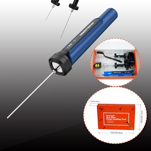 3-in-1 Hot Wire Foam Cutter, 662°F Styrofoam Cutter Kit, Blue - color: Blue