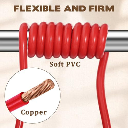 2PCS Dual-Ended Jumper Wire Kit Alligator Clips Test Leads