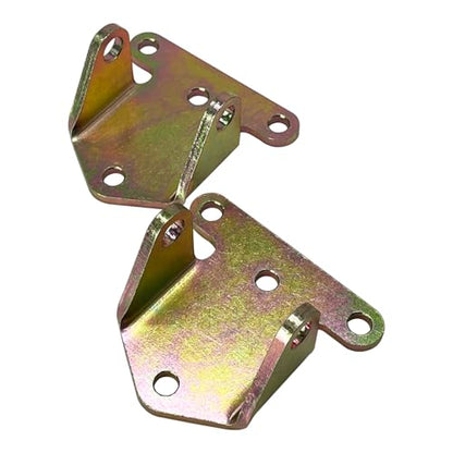 Solid Steel Motor Mounts Kit with Bolts for Chevy SBC V8, Pair