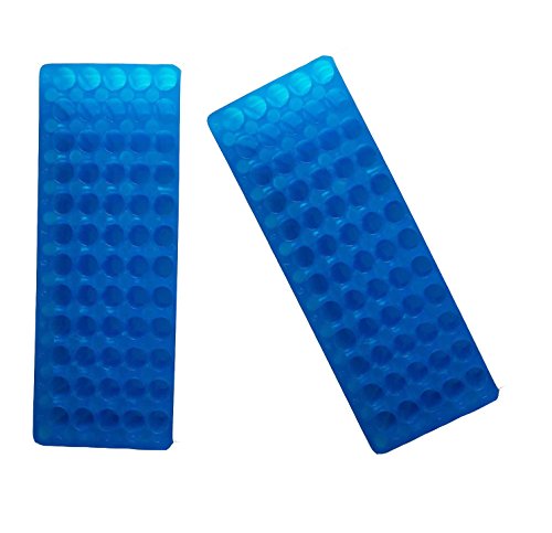 Blue/Blue Tube Rack Double Panel 60 Positions Polypropylene for Microcentrifuge Tubes 0.5/1.5ml (Pack of 2) - color: Blue/Blue