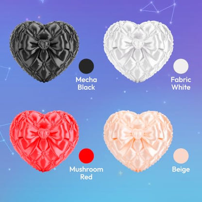 AMOLEN Silk PLA 3D Printer Filament 1.75mm 200g x 4 Spools Bundle, Beige/Red/Black/White High Gloss Metallic PLA for Anime Classic Game Hero, Dimensional Accuracy +/- 0.02mm - color: Black/White/Beige/Red