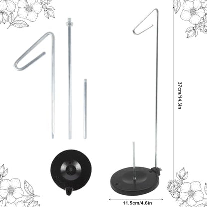Heavy Cast Iron Thread Stand, Large Spool Holder for Sewing