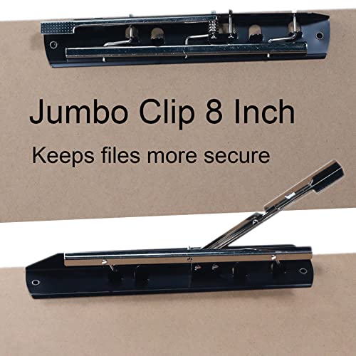 Acocony 11x17 Clipboard with 8" Jumbo Lever Clip and Metal Corners 1-Pack