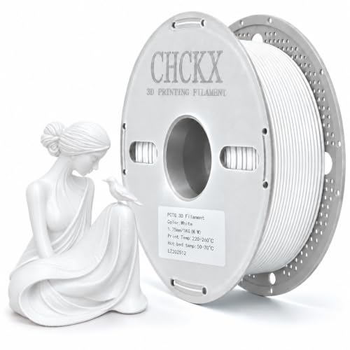PCTG Filament White for 3D Printing Better Than PETG Filament 1KG - color: White 2