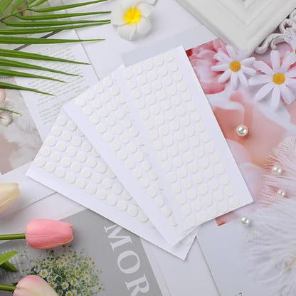 JANYUN 560 Pcs Clear Sticky Stickers Dots,10mm Round Putty Sticky Tack - size: 10mm Round 560pcs