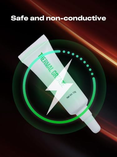 Creality High-Temperature Thermal Grease, Excellent Thermal Conductivity for 3D Printer Hotend and Heat Break, Non-Conductive&Corrosive, Non-Toxic, Odorless, Stable from -55°C to 350°C (4 Pack) - style: High-temp Thermal Grease