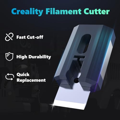 Creality K2 Plus Filament Cutter, Original Creality K2/ K2 Pro Combo Filament Cutter Module Accessories, Fast Cut Off Filaments, High Durability and Quick Replacement Parts for 3D Printers (10PCS) - size: K2 Series*10
