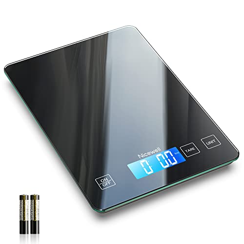 Nicewell Digital Kitchen Food Scale 22lb for Cooking Baking - color: Black