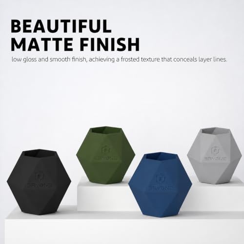 ERYONE Matte PLA Filament for 3D Printer, Filament 1.75mm +/- 0.03mm, 1kg (2.2LBS)/Spool, Olive Green - color: Matte Olive Green