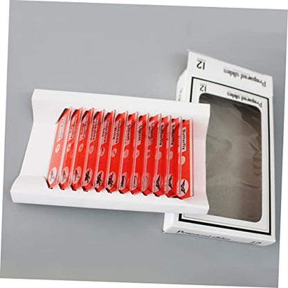 Kids Microscope Accessories 12pcs Plastic Slides Prepared Specimens Set