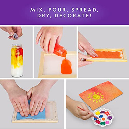 National Geographic Paper Making Arts and Crafts Activity Kit for Kids