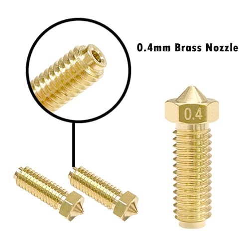 12Pcs 0.4mm Brass Nozzles for Anycubic Kobra 3 Series,Kobra S1/S1 Combo - size: for Kobra 3