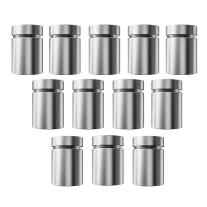 Sign Standoff Screws 3/4" x 1" Stainless Steel Stand Offs Wall Mounts - color: Silver, size: 3/4x1 in