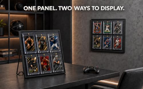 Modular Card Holder Display with Magnetic Mounts, Wall or Tabletop - size: Desktop Kit – 1 Panel