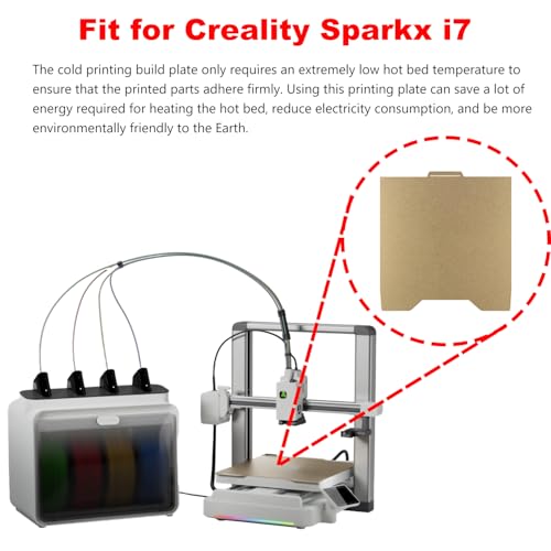 SPARKX i7 Cold Printing Build Plate Upgraded No-Heating No Glue Bed - color: Gold