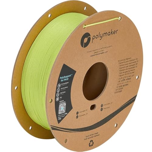 Polymaker PolySupport PA12 Breakaway Support 1.75mm, Grass Green, 0.5kg - style: 500g Break Away Support Material for 1.75mm Nylon PA12
