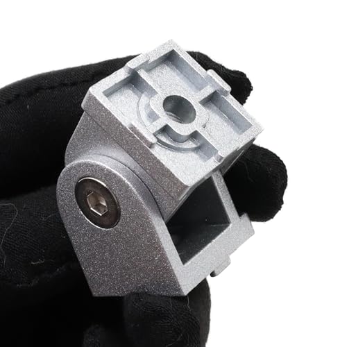 2 Sets 25 Series 10 Series Aluminum Extrusion Pivot Hinge Swivel Degree Angle Bracket with Hardware Accessories Handle for 1010 1020 2525 T Slot Extruded Aluminum Profile - style: 2 sets pivot hinge with m6