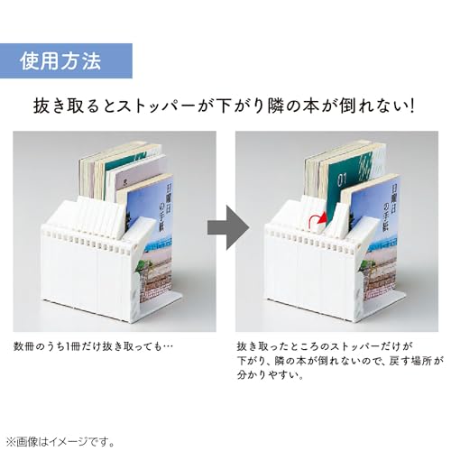 Lihit Lab A3579-24 Single Book Stand Medium Black - color: Black, size: Medium: Width about 5.6 inches (14.2 cm), style: A5