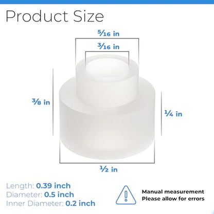 2 Pack Shower Door Nylon Pivot Bushing - size: #SPB12