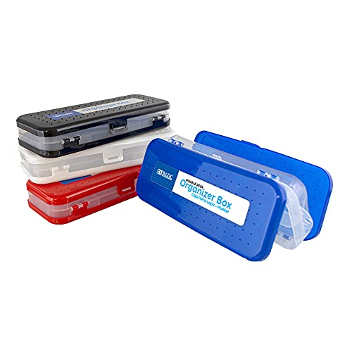 BAZIC 8" Double Deck Organizer Box (Case of 24) - size: Case of 24