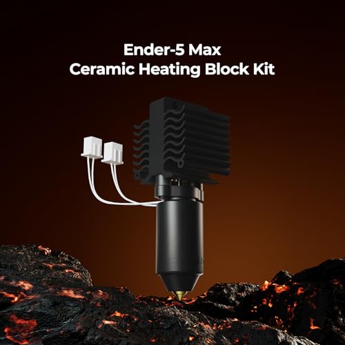 Creality Ender 5 Max Ceramic Heating Block Kit, Support 700 mm/s High Speed