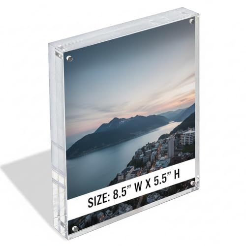 Azar Displays 104435 8.5x5.5 Vertical/Horizontal Block Frame - size: 8.5 in x 5.5 in Vertical/Horizontal