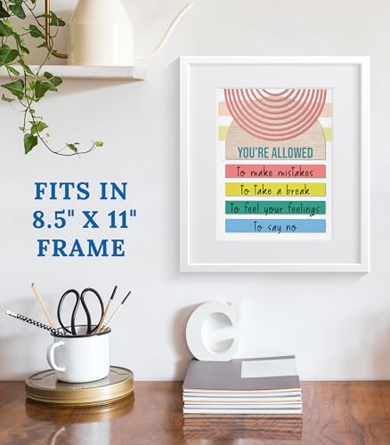 Carson Dellosa True to You 12-Piece Posters Set, Motivational 8.5" x 11" - color: True to You