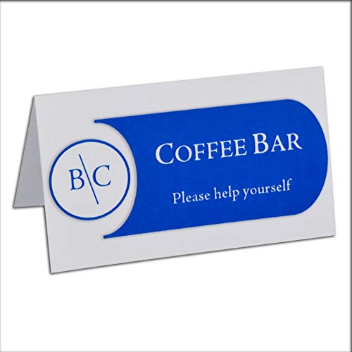 C-Line Small Name Tent Cards, White, 160-Count (87527) - size: Small